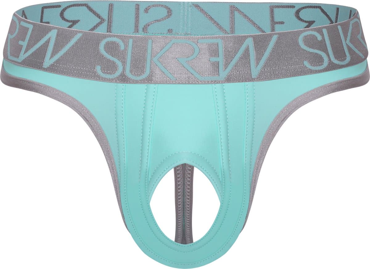 SUKREW U-Style Classic Thong Peppermint - MAAT XXL - Erotisch Heren Ondergoed - String voor Man - Sexy mannen String — afbeelding 1