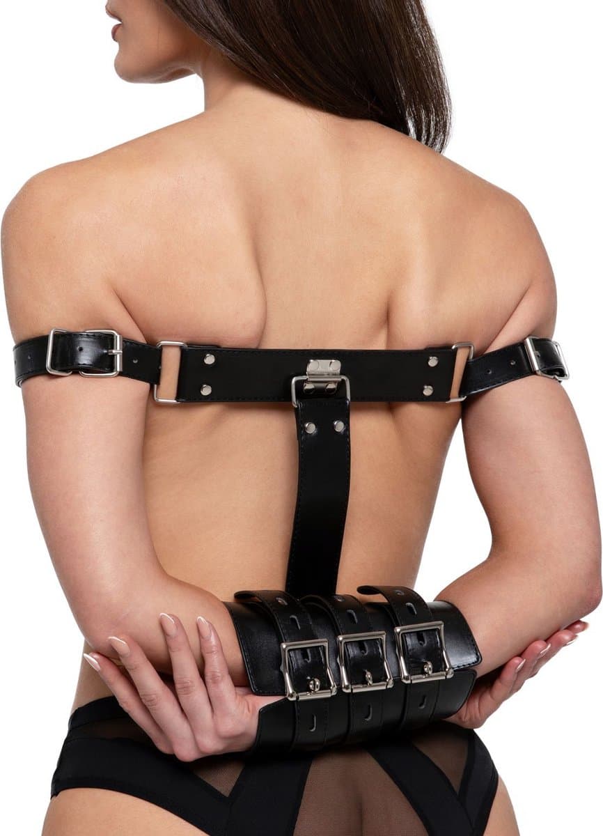 Bedroom Fantasies - Blissfully Bound Armboeien-Set - Zwart — afbeelding 1