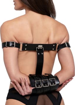 Bedroom Fantasies - Blissfully Bound Armboeien-Set - Zwart — thumbnail 1