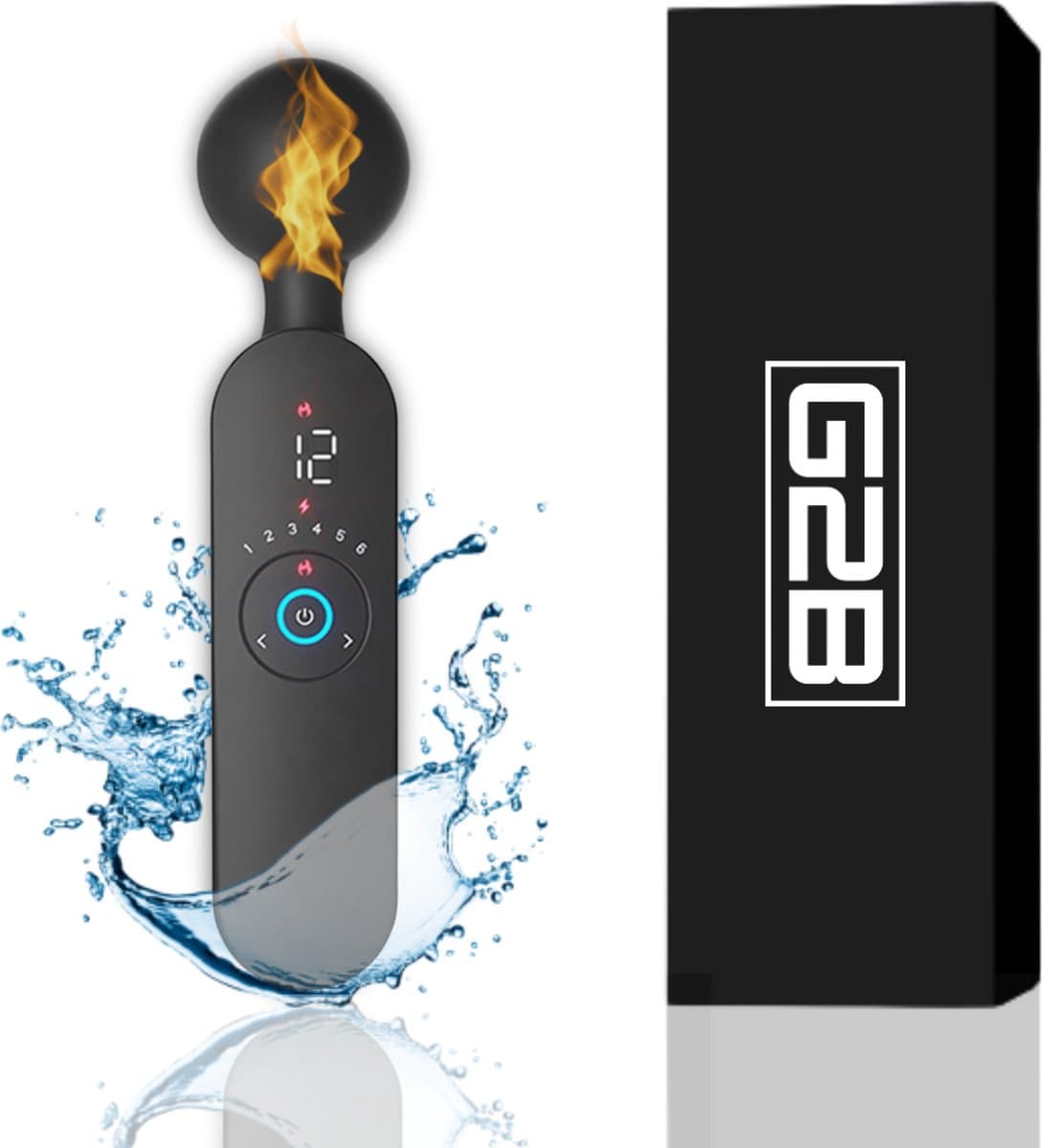 G2B® Premium Magic Wand Vibrator - Luxe Clitoris Stimulator - Vibrators voor Vrouwen & Koppels - Draadloos - Smart Heating - Waterproof - Fluisterstil & Discreet - Clitoris Zuiger - USB Oplaadbaar - Sex Toys Couples - Personal Massager — afbeelding 1