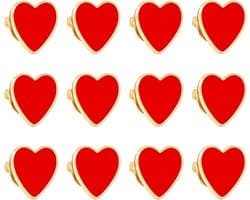 Broches, hart, pins, speld hart, pin broches, voor kleding, carnaval, vrede, muzikant, voor tas, jas, festival, bruiloft, verjaardag