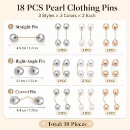 Broches Parelspelden Kleding Sluitspelden Rechte — thumbnail 5