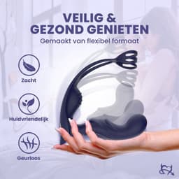 Toys Hub® Prostaat Vibrator PRO met Glijmiddel - Afstandsbediening - 11 Vibraties - Dubbele Stimulatie - Anaal Dildo - Plug - Massager met Cockring - Sex Toys voor Mannen — thumbnail 5