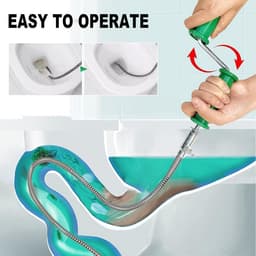 Wire Drain Cleaner for Tubes, 9 m, Diameter 16 mm, Drain Cleaner with 8 Pieces, Drain Cleaner - ShopVlot — thumbnail 5