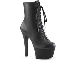 Pleaser - ASPIRE-1020 Plateau Laarzen, Paaldans schoenen - Paaldans schoenen - 37 Shoes - Zwart