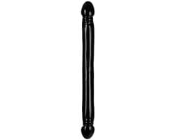 Doc Johnson Built In America dubbele dildo Smooth Double Header, 18 zwart - 44,96 cm — thumbnail 2