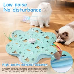 Interactief kattenspeelgoed met veermechanisme muis+vlinder — thumbnail 3
