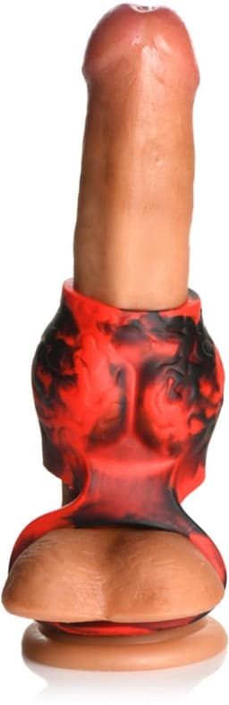 Creature Cocks - Hell Hound Ballstretcher - Rood — thumbnail 3