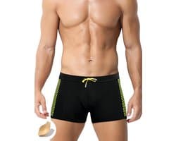 Zwemshorts voor heren, strakke en snelle droging, ideaal voor watersporten en zwemmen, maat EU S-XL
