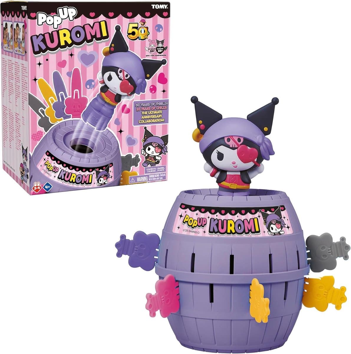 Actiespel Kuromi - Suspense Spel - Feestspel - Speciale Jubileum Editie - 26 x 21 x 15 cm - Paars — afbeelding 1