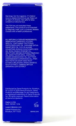 Dame Products - Sex Massage Olie - 60ml — thumbnail 15