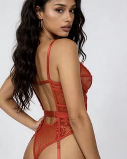 Erotische Body – Premium Quality – High End – Sexy Lingerieset – Lingerie Erotisch – Classy luxe kanten lingerieset – Erotische Bustier – BH en jarretelset – Dames lingerie – Sexy lingerie – Spannende lingerie – Dare to Undress – Maat XS/S, M, L, XL — thumbnail 4