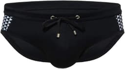 Zwemshorts voor Mannen - Sexy Strakke Zwemslips met Verwijderbare Pad, Sneldrogend voor Strand en Zwembad, Beschikbaar in M, L, XL, 2XL — thumbnail 2