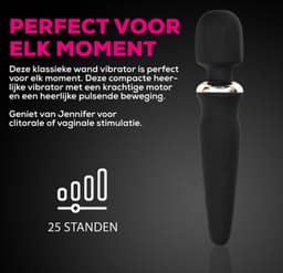 Bloosy Love® Jennifer Wand Vibrator Seksspeeltjes - Waterdicht & Super krachtig - Clitoris Stimulator & G Spot Vibrator - Vibrators voor Vrouwen - Vibrators - Sex Toys voor Koppels - Seks Speeltjes - Seks Toys voor Vrouwen - Vibrator — thumbnail 13