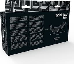 ADDICTED TOYS | Addicted Toys Strapless Strapon Black | Double Dildo | Sex Toy for Women — thumbnail 2