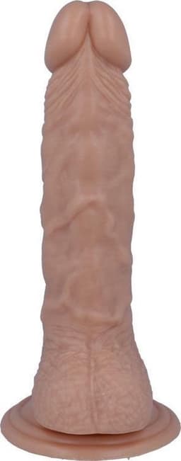 Mr. Intense - dildo - dildo vibrator - dildo vrouwen - dildo mannen - dildo anaal - dildo xxl  - beige - flexibel - 18,5cm Ø 3,2cm / sex / erotiek toys — thumbnail 7