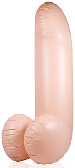 Opblaasbare penis - 55''/ 140 cm - Beige — thumbnail 1