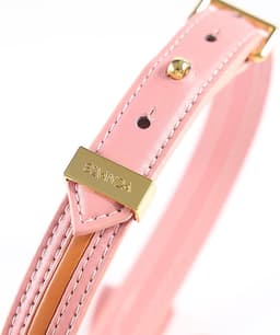 Sevanda - Love Heart Butterfly - Vegan Lederen Collar met Leiband - Roze — thumbnail 5