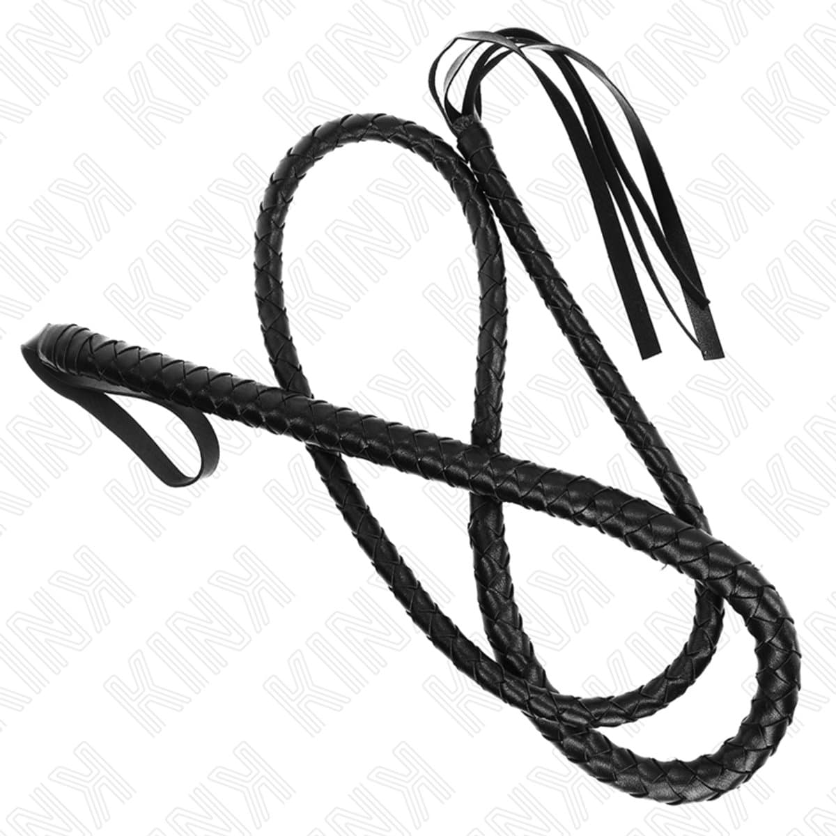 Kink - Long Black Snake Whip 210 Cm — afbeelding 1
