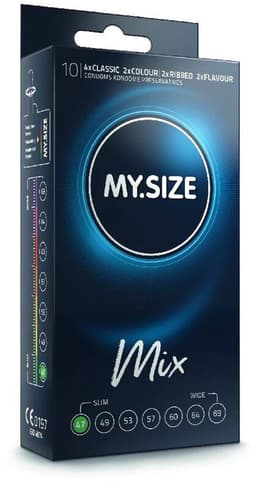 MY.SIZE MIX - Condooms - 47 mm pasvorm - Variatiepakket - Comfortabele pasvorm — thumbnail 6