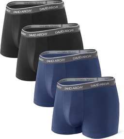 Herenslip Bamboe - Ademende Onderbroek - Dagelijks Comfort - Ruime Pouch Ontwerp - 4 Pack — thumbnail 1