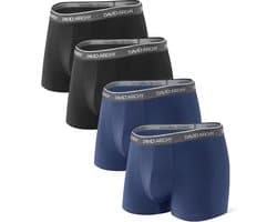 Herenslip Bamboe - Ademende Onderbroek - Dagelijks Comfort - Ruime Pouch Ontwerp - 4 Pack