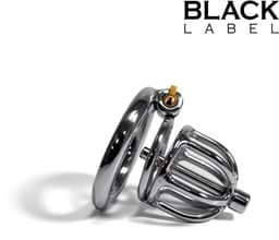 Black Label - The Knob Maker Chastity Cage - RVS Verwisselbare ringen — thumbnail 7