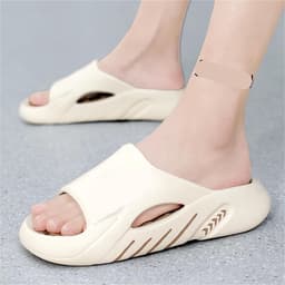Massage Pantoffels - Comfortabele Sandalen - Binnen en Buiten - Antislip Zool - Maat 42-43 - Zwart Groen — thumbnail 4