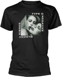 Type O Negative Bloody Kisses T-shirt Zwart 100% Katoen — thumbnail 1