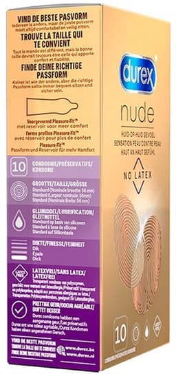 Durex Condooms Nude - Latexvrij - 10 stuks — thumbnail 11