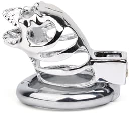 BRUTUS Goth Cage - Chastity Cage Kuisheidskooi - Zink — thumbnail 5