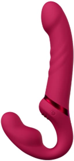 Lovense - Lapis Strapless Strap-on Vibrator - Roze — thumbnail 5