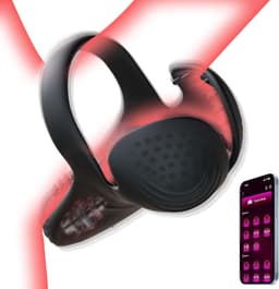 Daity Vibrerende Cockring – Penisring met 10 Vibratiestanden & APP – Testikel Stimulator & Perineum Massage – Siliconen – Voor Sterkere en Langere Erectie – Seksspeeltje voor Mannen & Koppels — thumbnail 7