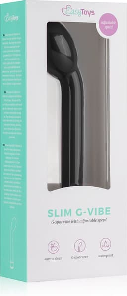 EasyToys - G-Spot Vibrator - Vibrators voor Vrouwen - Sex Toys voor Vrouwen - Vibrators - Gerichte G-spot Stimulatie - Zwart — thumbnail 9