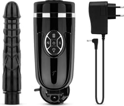 Teazers - Stotende en Vibrerende Dildo - Vibrators voor Vrouwen - Sex Toys voor Vrouwen - Dildo’s - Dildo met Zuignap - Zwart — thumbnail 8
