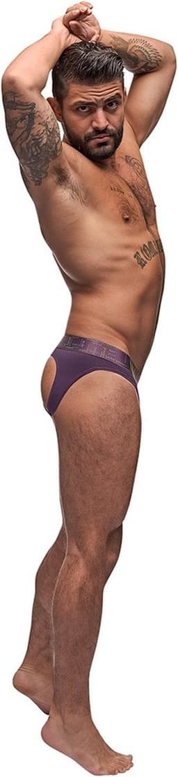 Male Power Avant-Garde - Verstrakkende Moonshine eggplant L/X — thumbnail 7