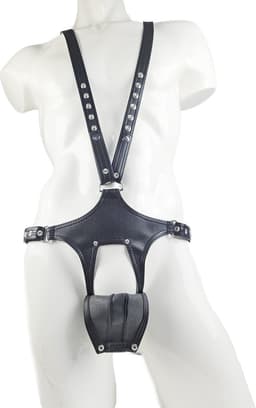 BamBella® - Pak BDSM kleding broek voor mannen - open kruis — thumbnail 1