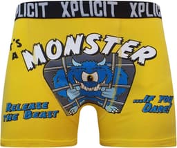 Set van 3 Heren Boxershorts - Grappig Ondergoed met Korte Pijpjes — thumbnail 2