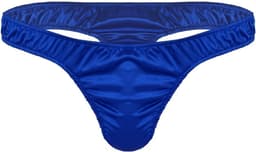 Satijnen Heren Strings en Tanga's - Sexy Ondergoed met Lage Tailleband — thumbnail 1