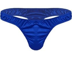 Satijnen Heren Strings en Tanga's - Sexy Ondergoed met Lage Tailleband