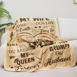 Romantische Jubileumdeken en Cadeaus voor Vrouwen - Perfecte Geschenken voor Haar Verjaardag en Valentijnsdag — thumbnail 5