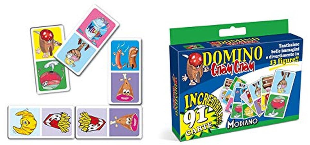 Domino Spel Gnam Gnam – Strategisch Vermakelijk Spel voor Gezellige Avonden — afbeelding 1