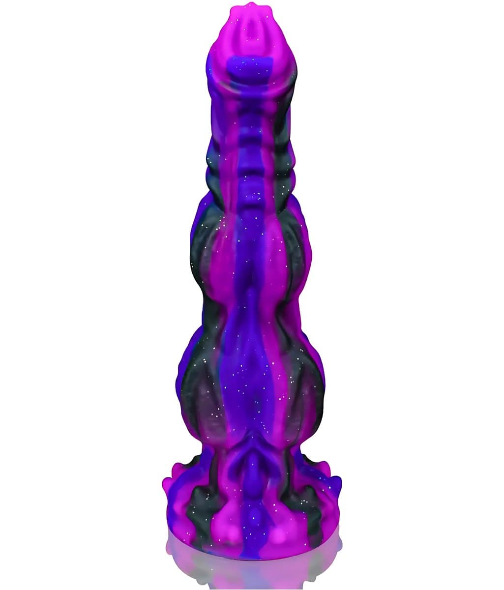 JustFun Fantasy Dildo - 30 CM - Met Zuignap - Sex Toys voor Mannen & Vrouwen - Monster Anal Plug XXL - Paars — afbeelding 1