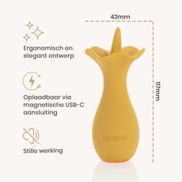 Be Mine Moon Flower – Vibrator - Vibrator voor Vrouwen - Clitoris Stimulator - Tong Vibrator - Sex Toys voor Vrouwen - Sex Toys voor Koppels - 10 trilfuncties - USB-C - IPX6 — thumbnail 3