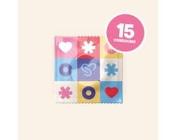 Sam loves Max - Premium Condooms - 15 st - gratis verzending - condooms - Met glijmiddel - Anoniem verpakte condooms - Natuurlijk latex - Vegan - condoom