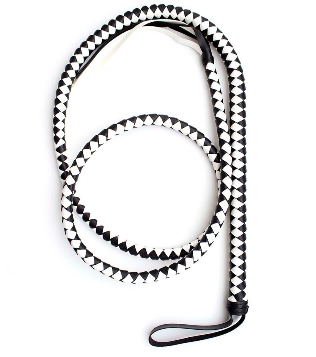 Smart Moves - Zweep - 190 cm - Zwart/Wit — afbeelding 1