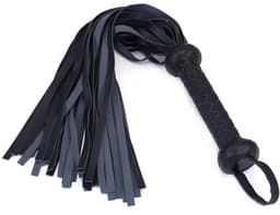 Liebe Seele - Vegan Fetish - Korte Flogger - Zwart — thumbnail 1