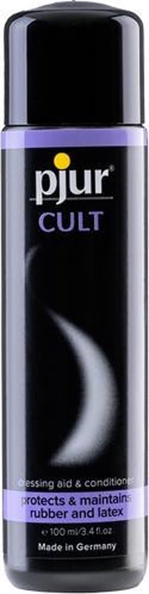 Pjur Cult Latex Gel - 100 ml |  | Lingerie | Strings | Dames | Ondergoed | Hipsters | Onderkleding | Vrouwen | Kleding | Kousen | BH | Sets | Nachtjapon | Japon |Nachtkleding — afbeelding 1