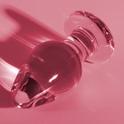 NEBULA SERIES BY IBIZA - MODEL 3 ANAL PLUG BOROSILICATE GLASS 11 X 5 CM PINK | BUTTPLUG | GLASS ANAL PLUG | BEST SEX TOY FOR MAN | BEST SEX TOY FOR WOMAN — thumbnail 2