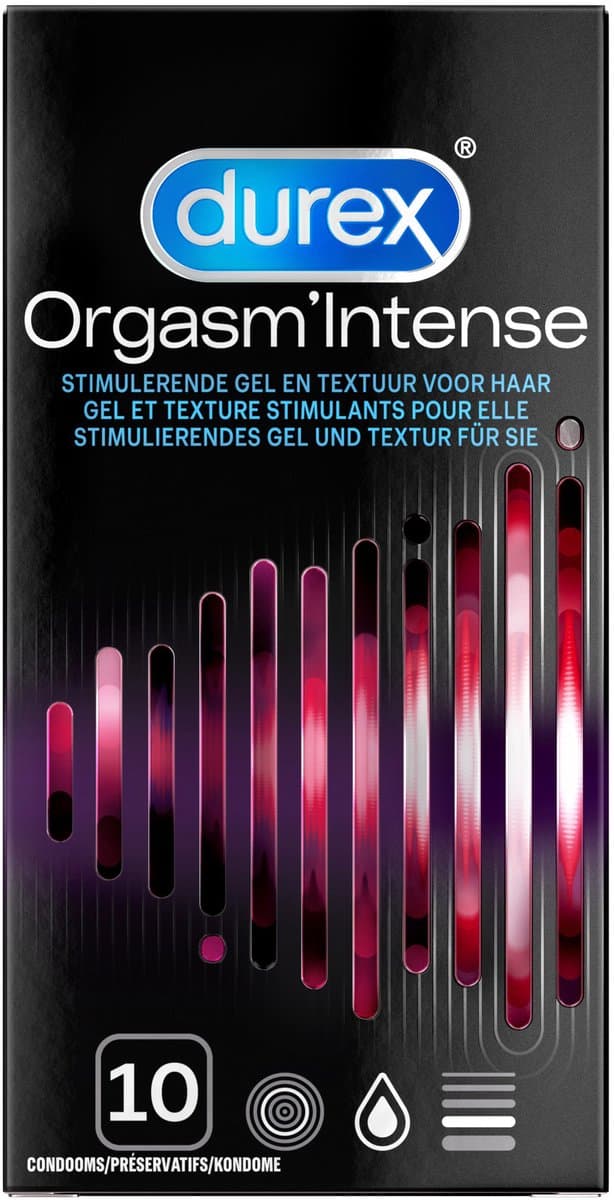 Durex Condooms Orgasm Intense 10st - 5 Stuks - Voordeelverpakking — afbeelding 1